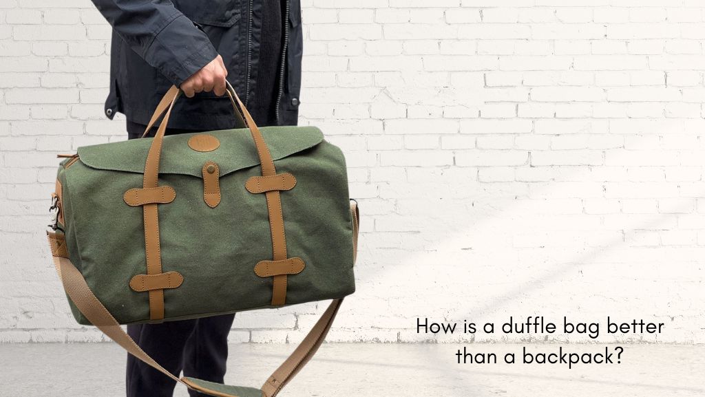 backpack vs duffel bag for travel Knack Bags Convertible with Straps with multiple inner pockets to keep small stuff organized and easy to find Types of Travel Bags: A