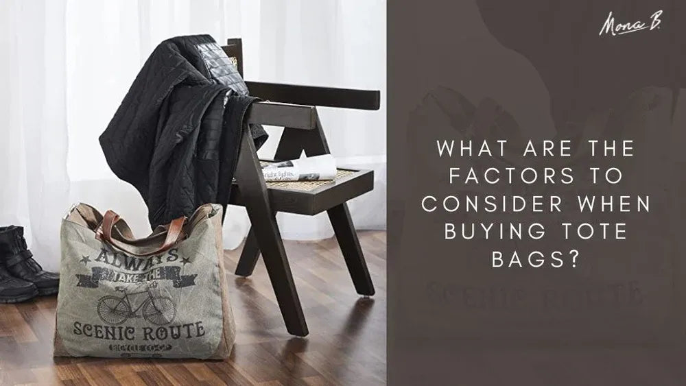 What Are The Factors To Consider While Buying Tote Bags?