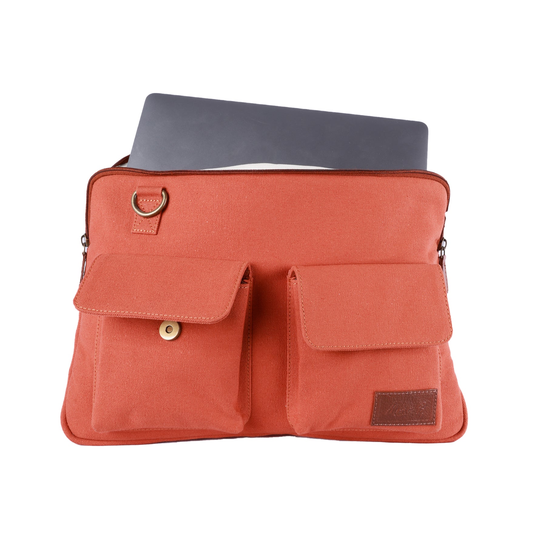 Cleveland Laptop Sleeve Bag for Men & Women – Stylish, Durable & Eco-Friendly - Burnt Orange