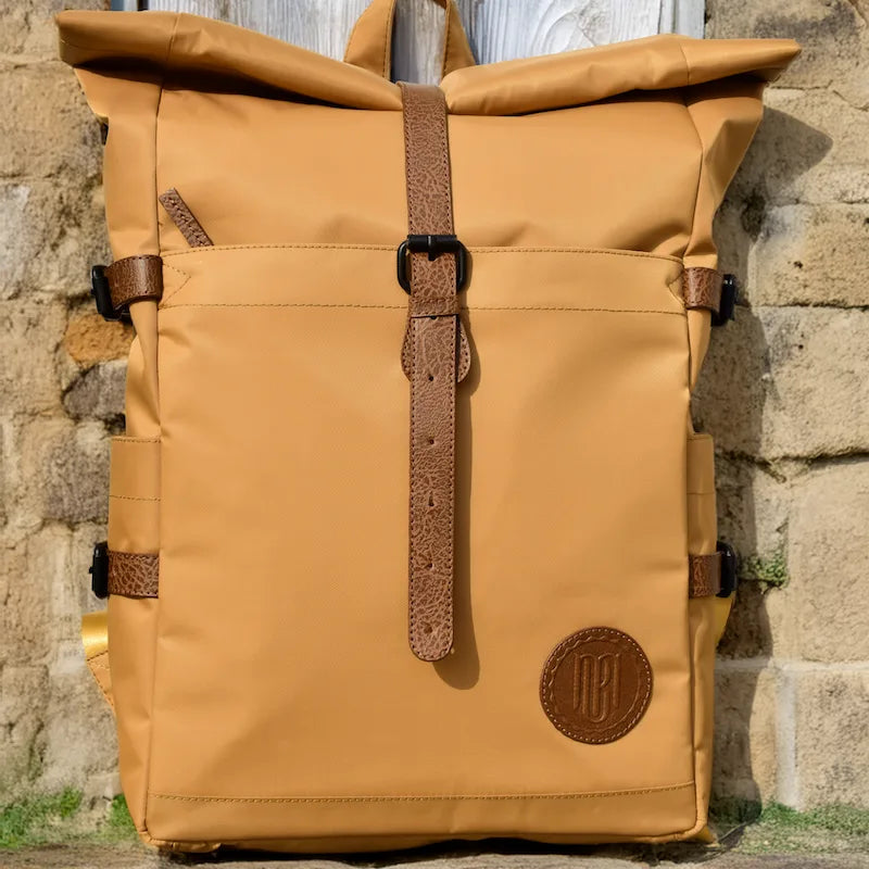 Voyager Backpack for Men and Women: Mustard