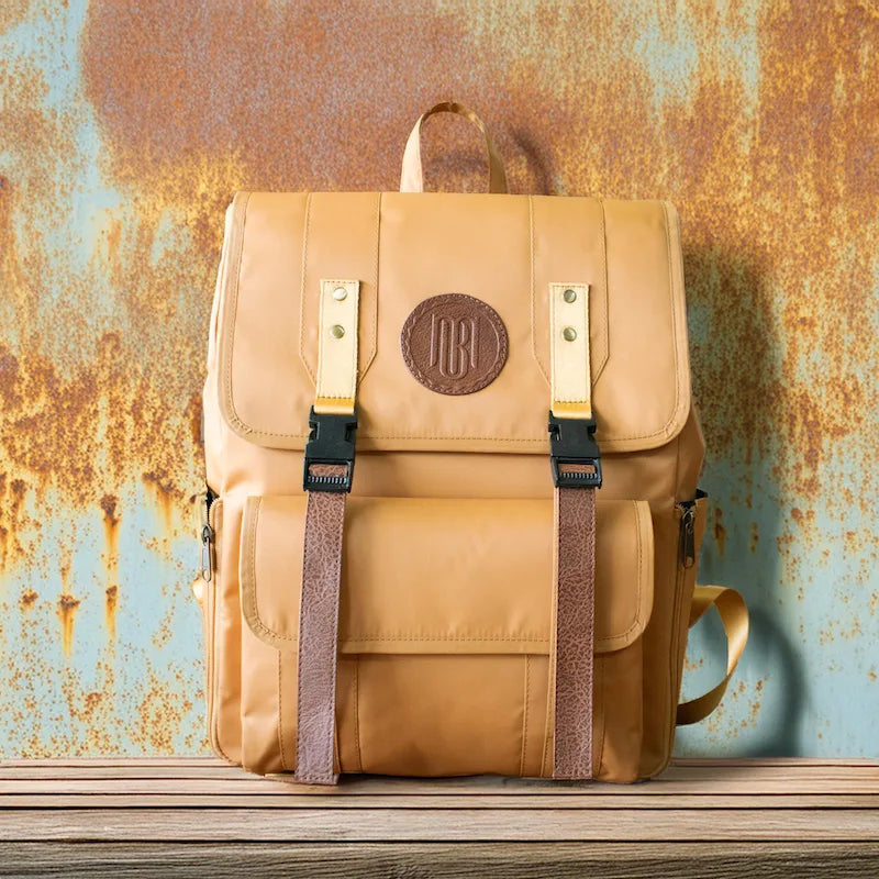 Troy Backpack for Men and Women: Mustard