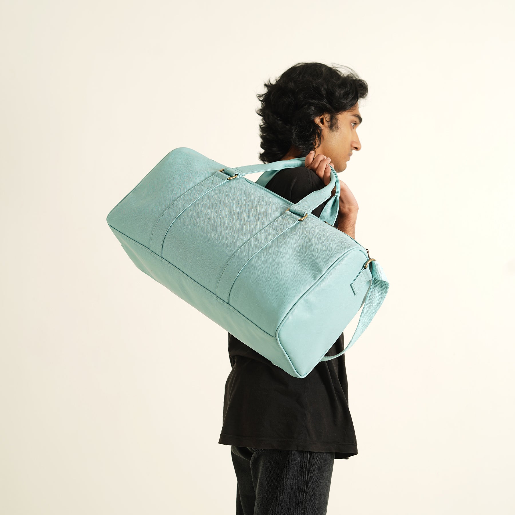 Miles Duffle Bag for Men & Women – Stylish, Spacious & Travel-Ready - Turquoise