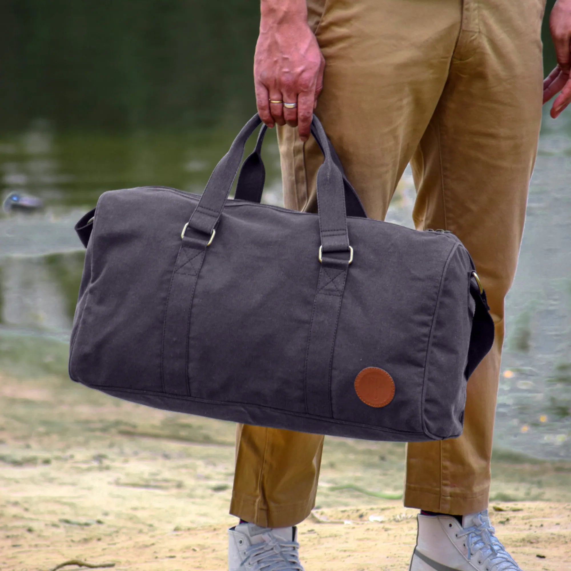 Ayn Duffle Bag For Men & Women 30L - Navy