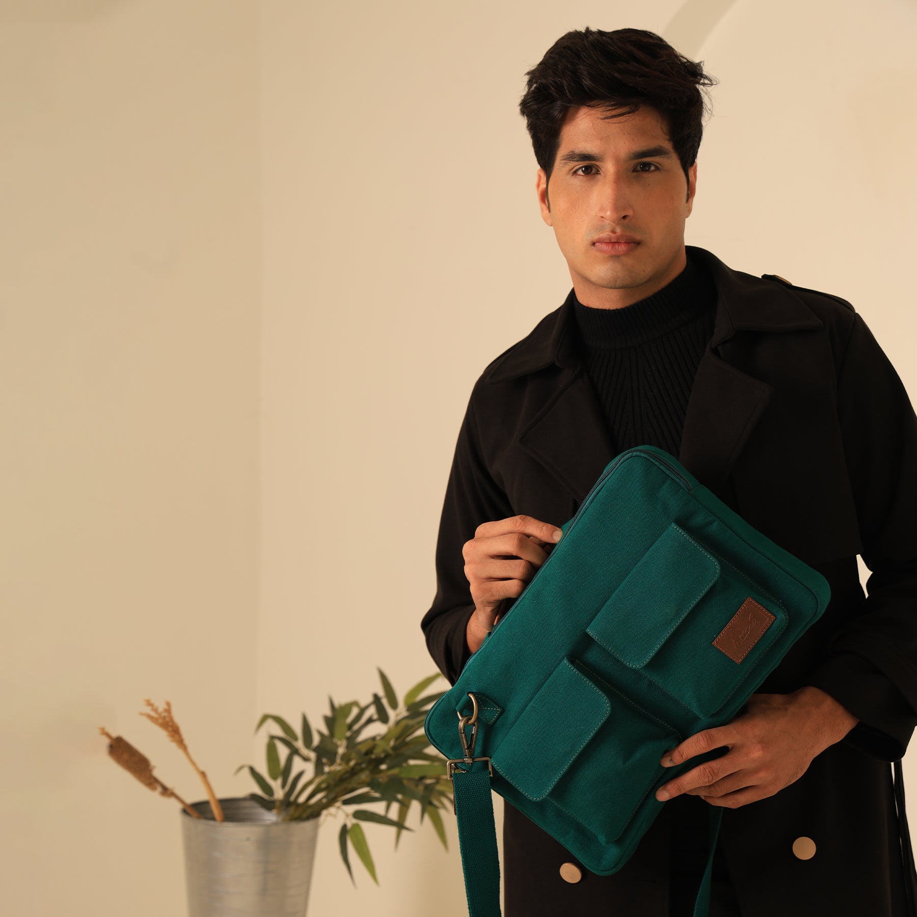 Cleveland Laptop Sleeve Bag for Men & Women – Stylish, Durable & Eco-Friendly - Teal