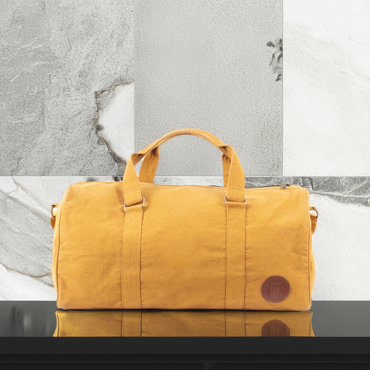 Ayn Duffle Bag For Men & Women 30L - Mustard