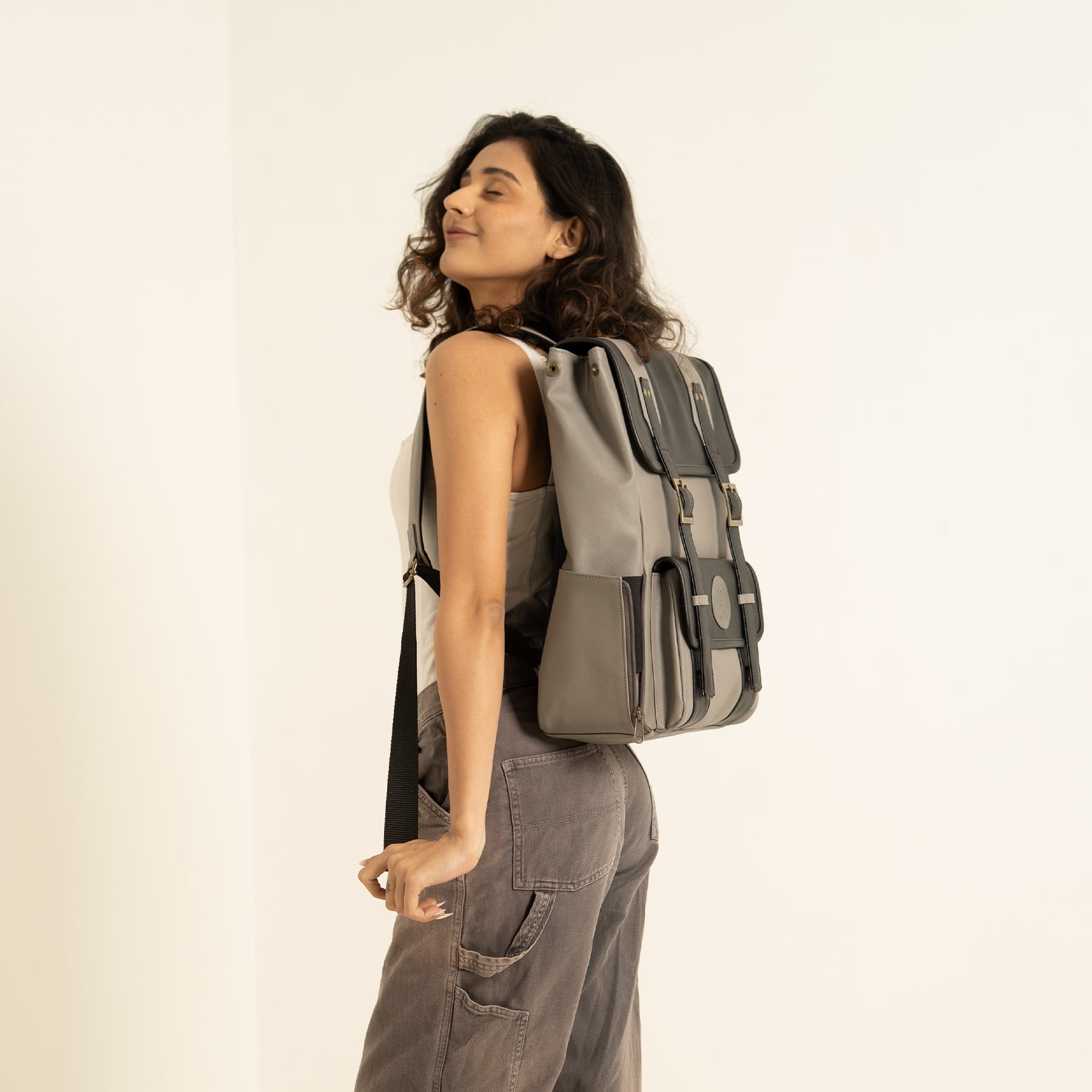 Reed Backpack for Men & Women – Perfect for Work, Travel & College - Storm Black