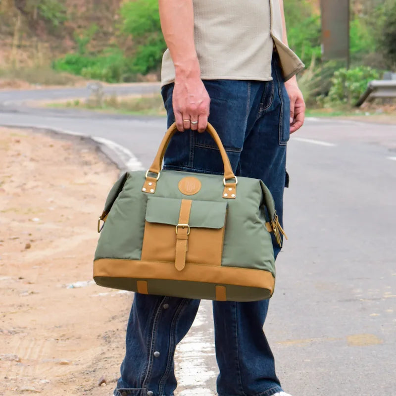 Milan Duffel for Men and Women: Moss Green
