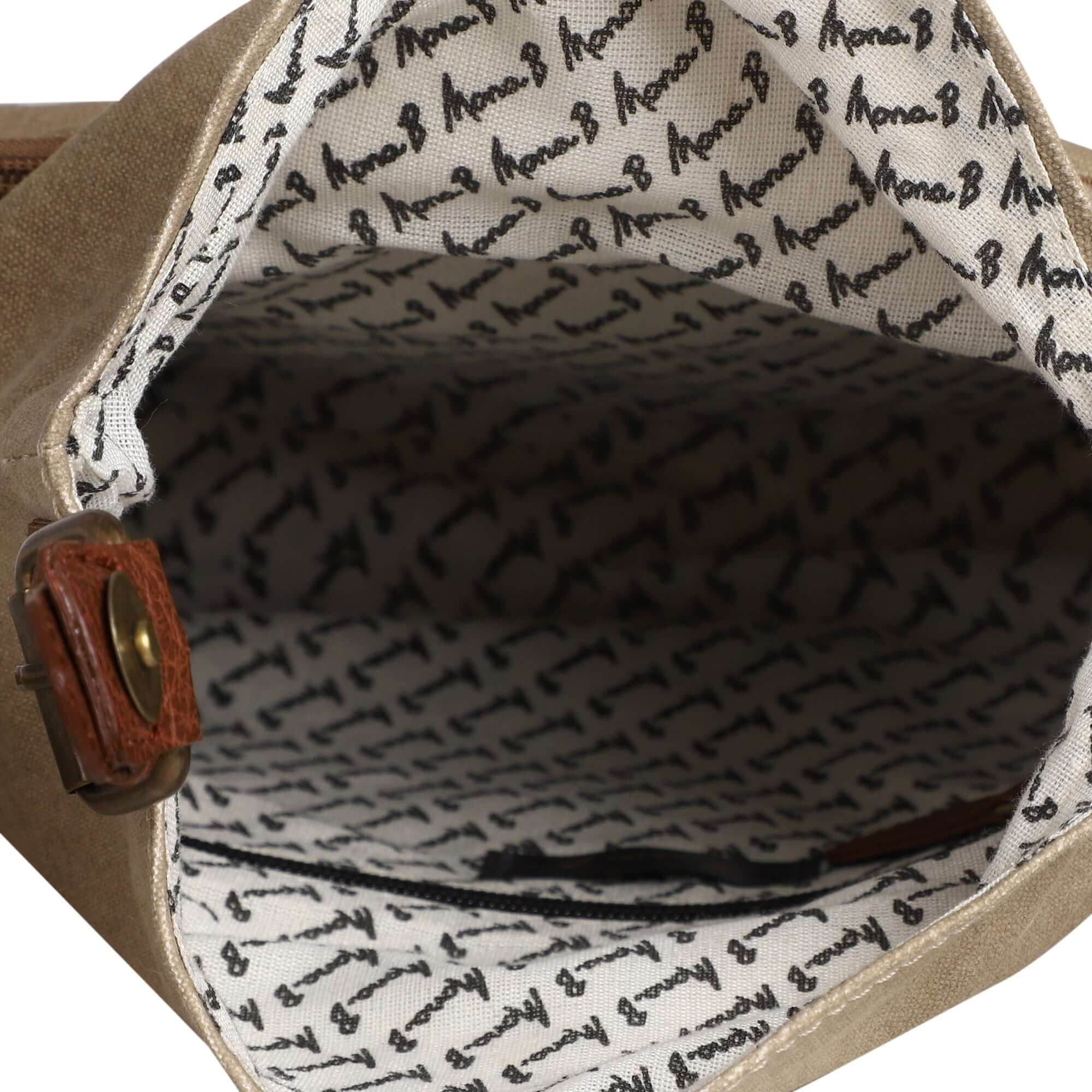 Flint Crossbody Sling bag For Men & Women - Beige