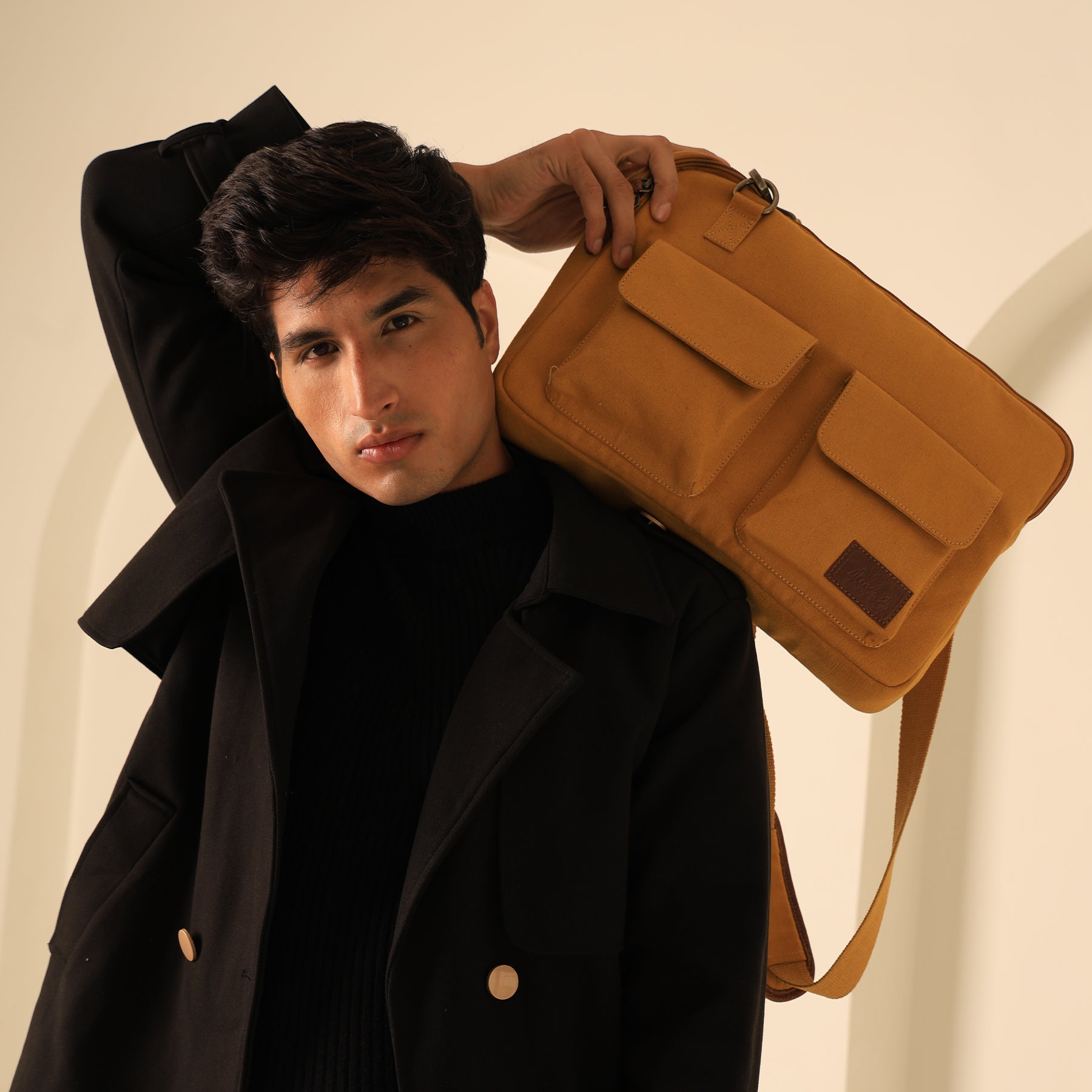 Cleveland Laptop Sleeve Bag for Men & Women – Stylish, Durable & Eco-Friendly - Mustard