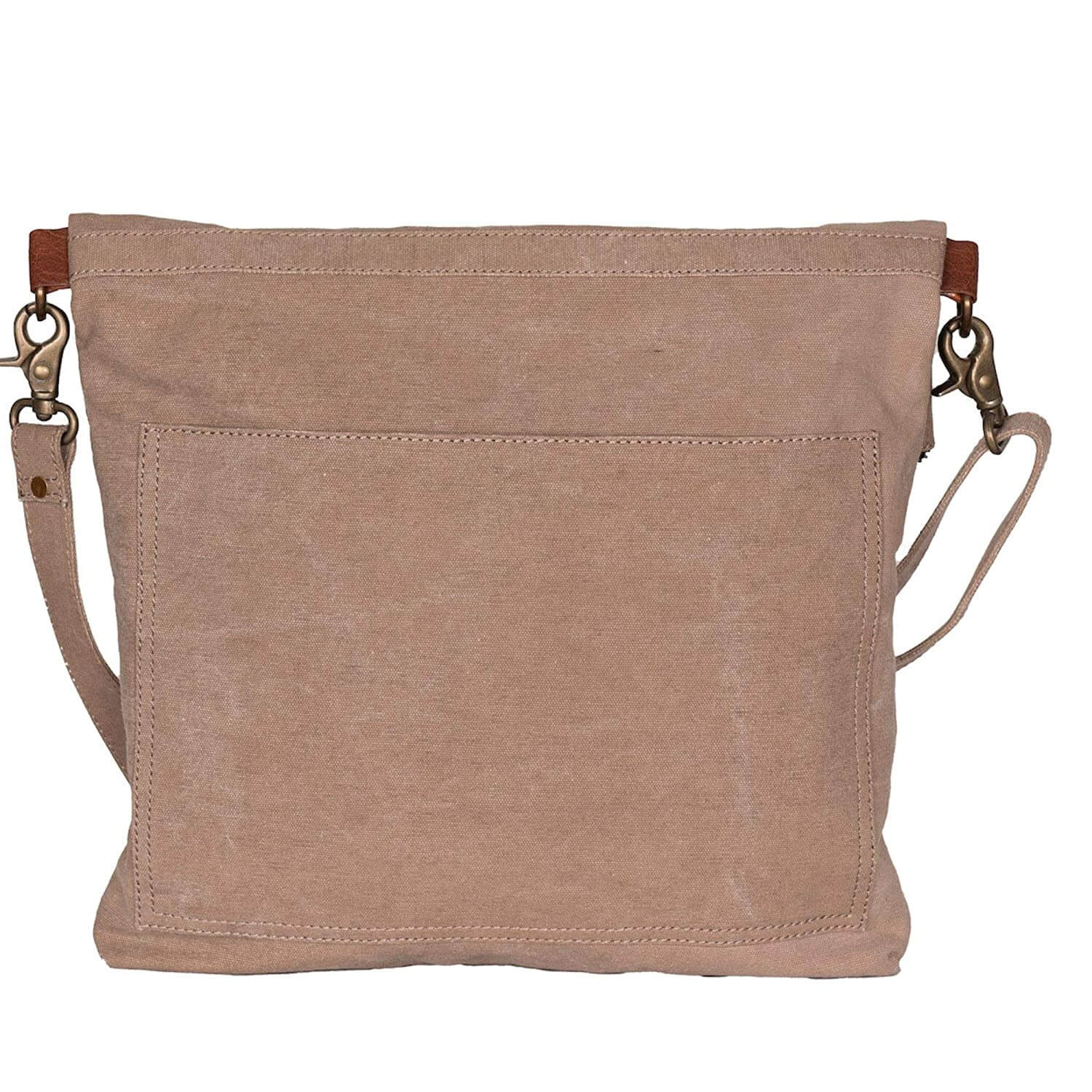 Mona B - Large Canvas Handbag for Women | Zipper Tote Bag |Multicolor Crossbody Bag | Stylish Vintage Shoulder Bags for Women (Luna)