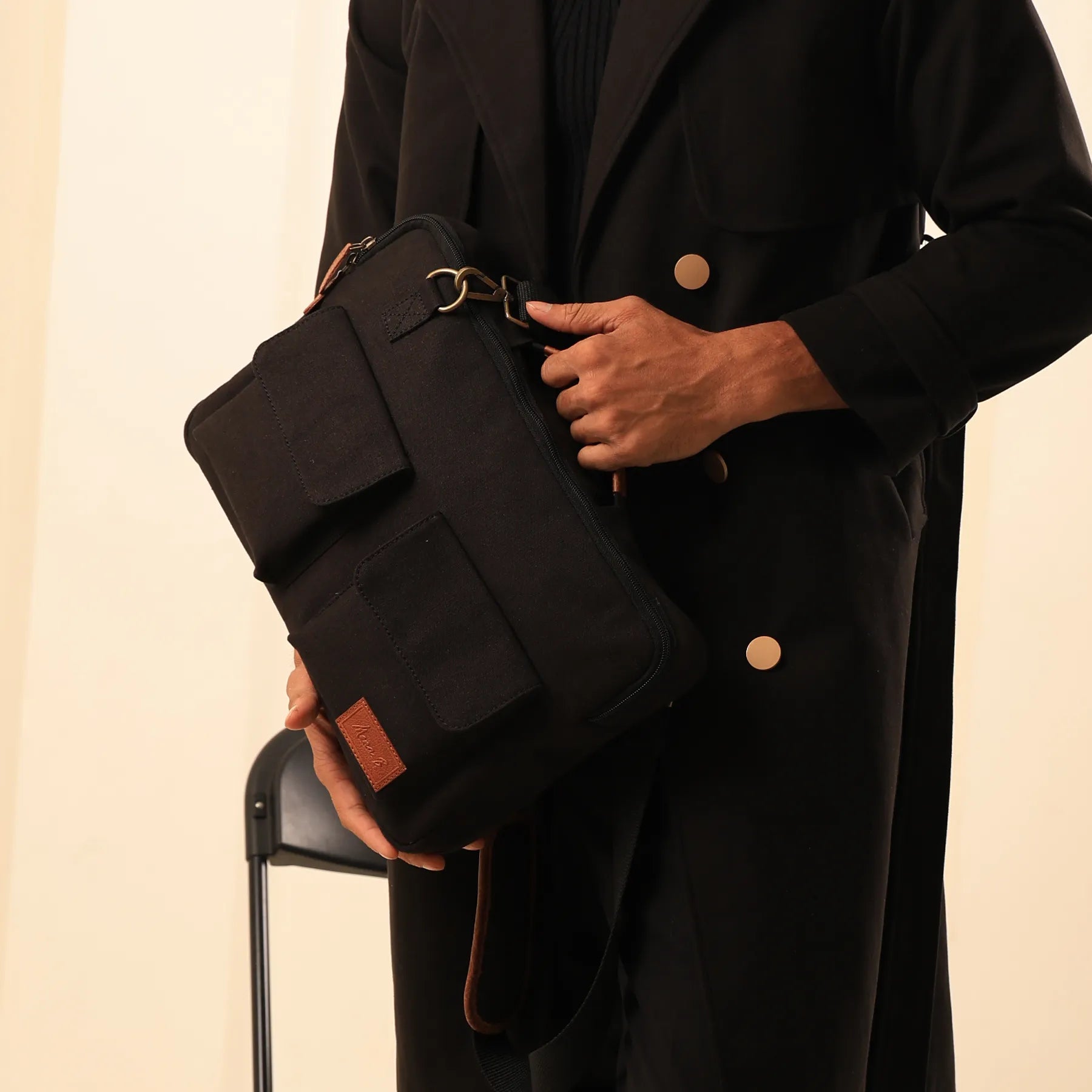 Cleveland Laptop Sleeve Bag for Men & Women – Stylish, Durable & Eco-Friendly - Black