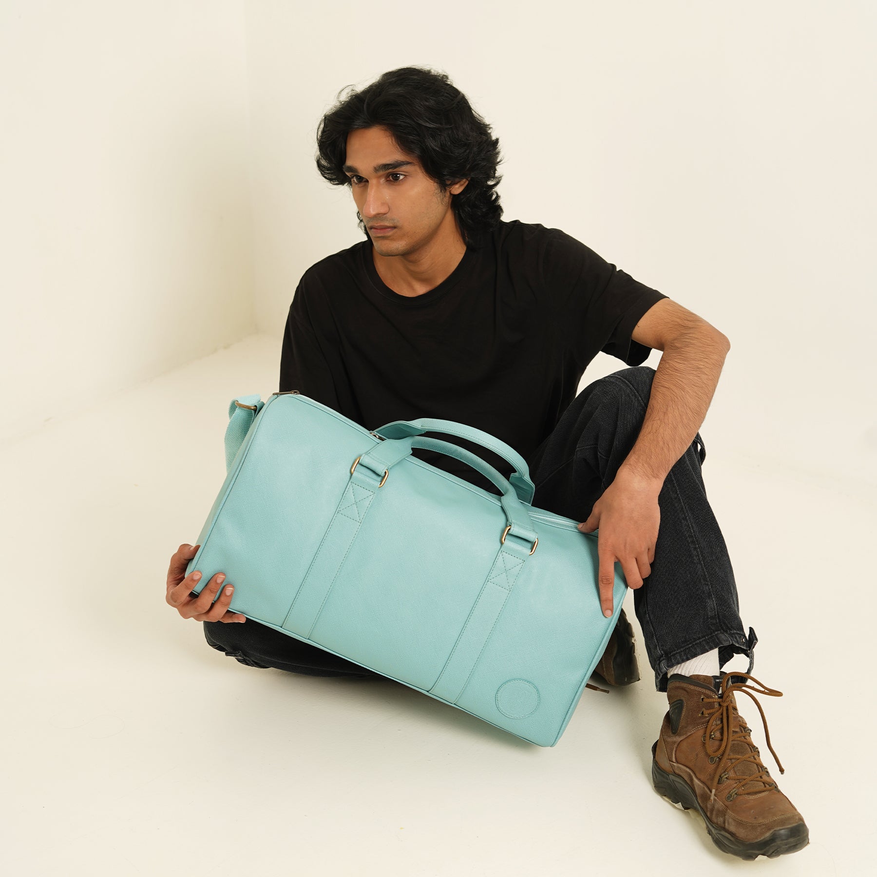 Miles Duffle Bag for Men & Women – Stylish, Spacious & Travel-Ready - Turquoise