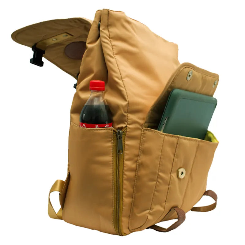 Troy Backpack for Men and Women: Mustard