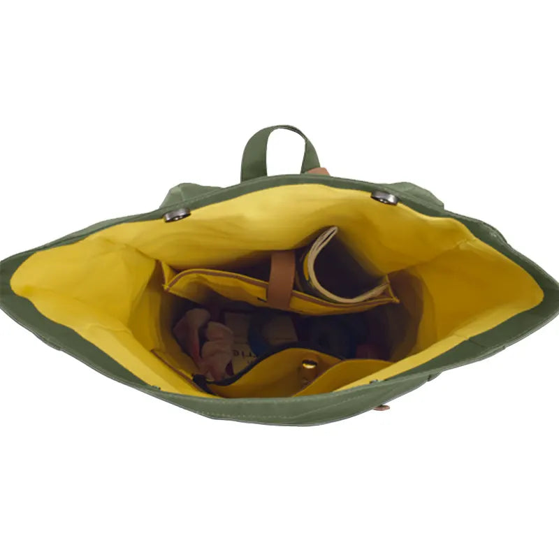 Voyager Backpack for Men and Women: Moss Green