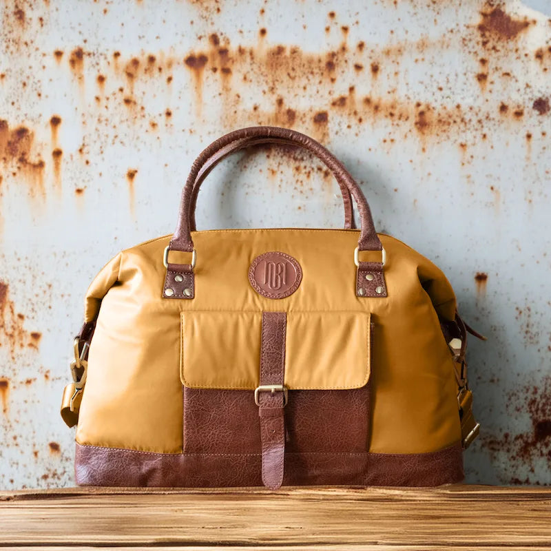 Milan Duffel for Men and Women: Mustard