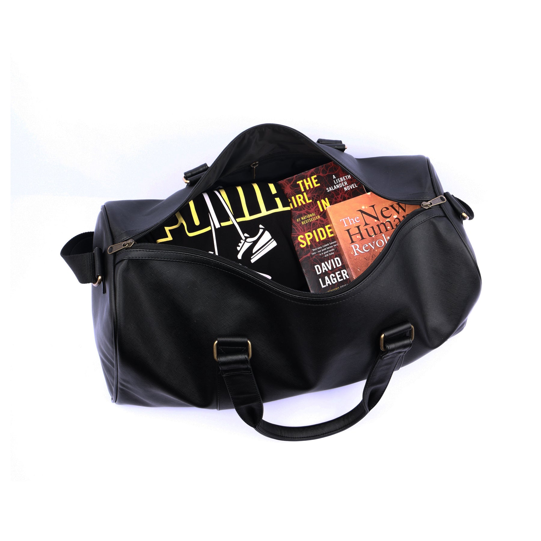 Miles Duffle Bag for Men & Women – Stylish, Spacious & Travel-Ready - Black