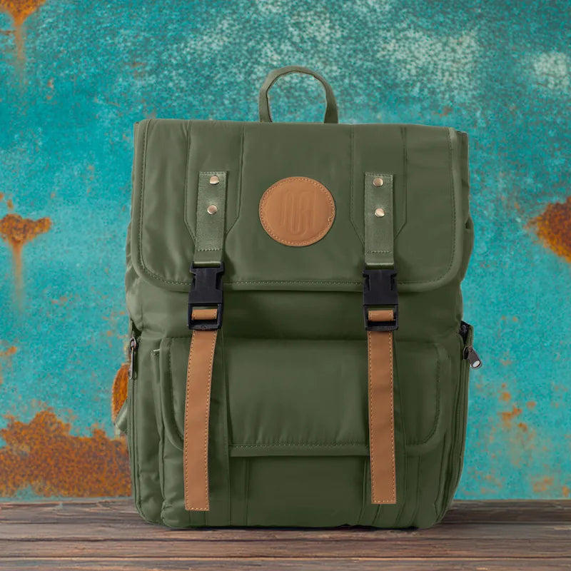 Troy Backpack for Men and Women: Moss Green