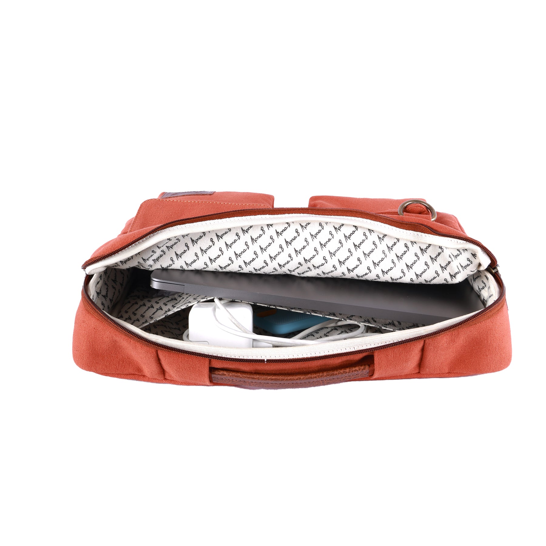 Cleveland Laptop Sleeve Bag for Men & Women – Stylish, Durable & Eco-Friendly - Burnt Orange