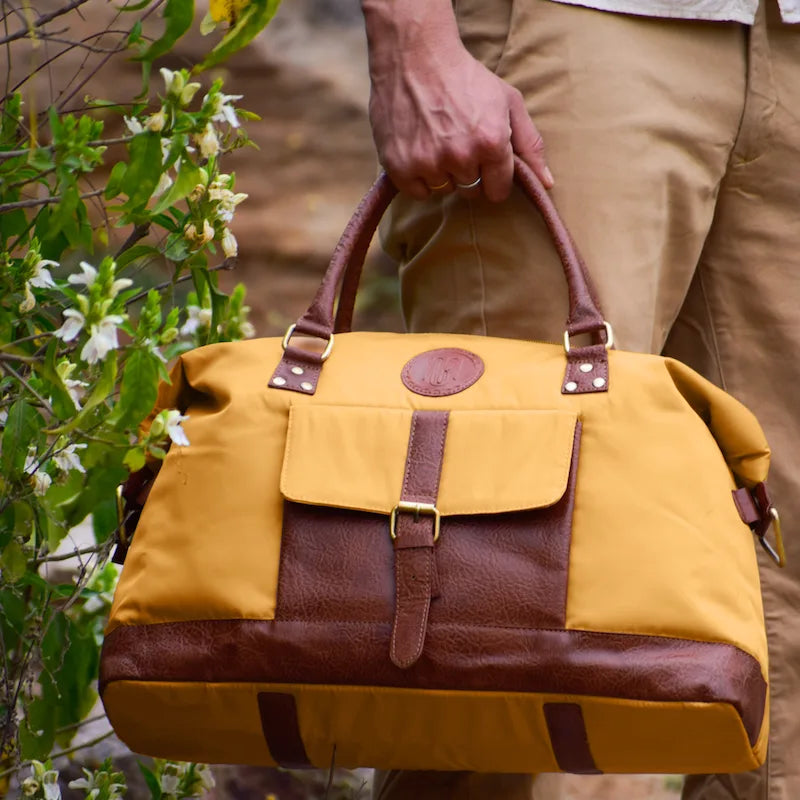 Milan Duffel for Men and Women: Mustard