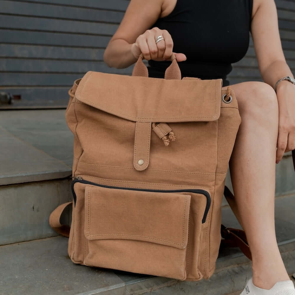 Mona B - Seth Backpack - Brown