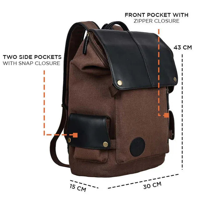 Gear Grid Backpack For Men And Women - Chocolate