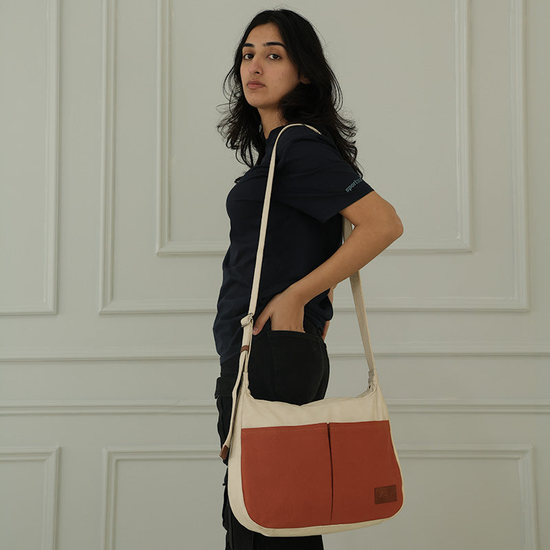 The Urban Duo Crossbody: Rust