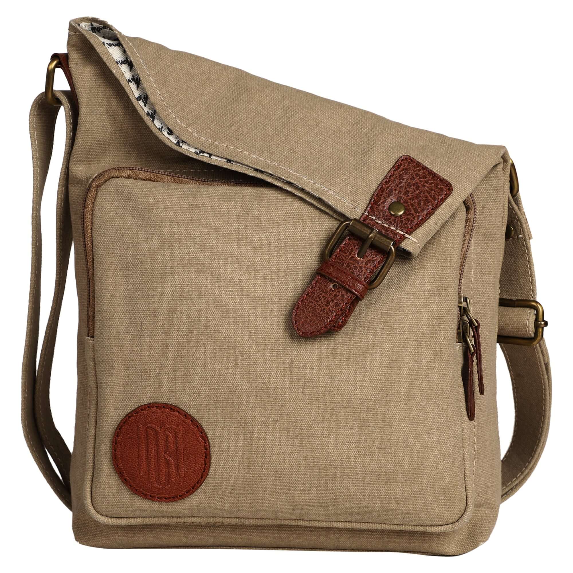 Flint Crossbody Sling bag For Men & Women - Beige