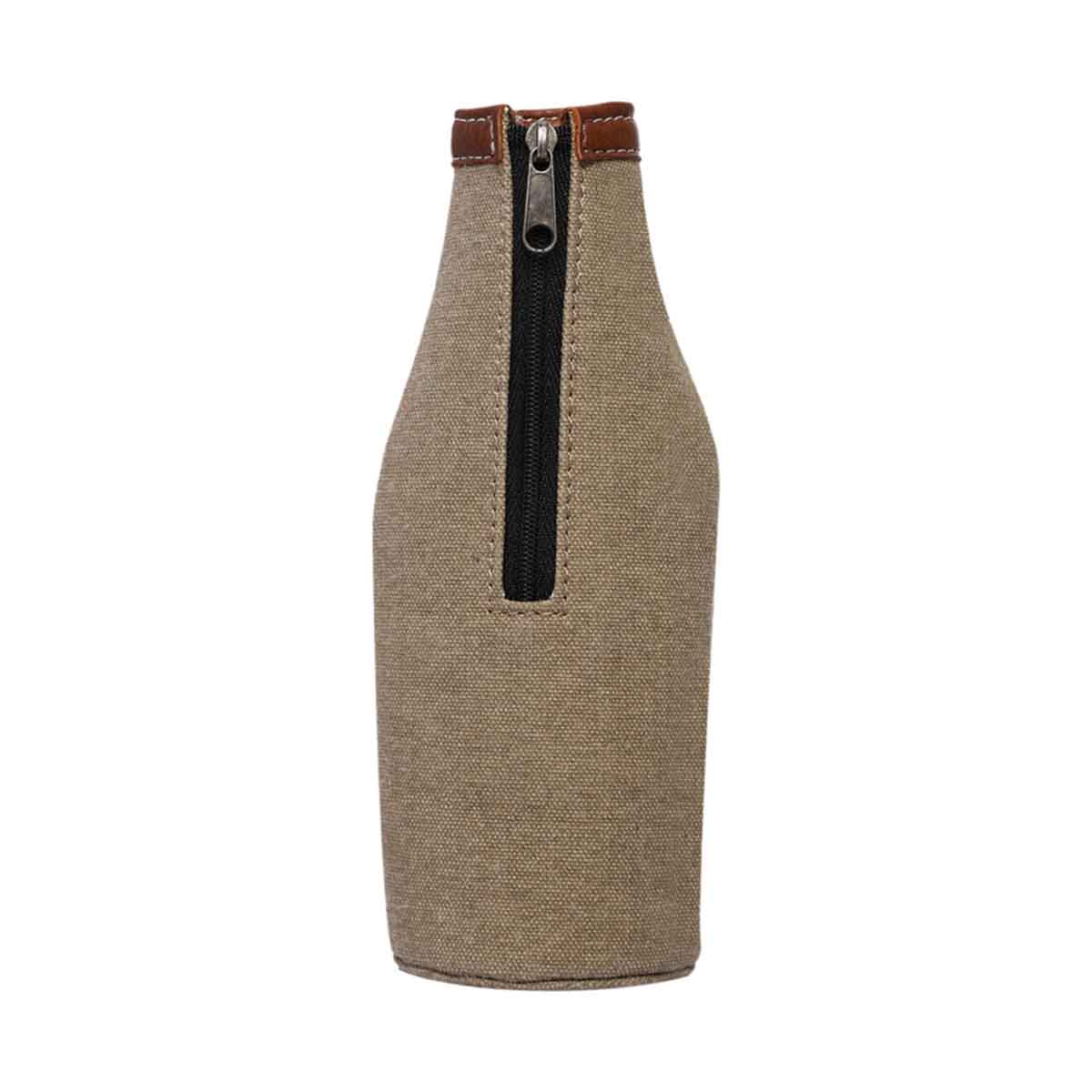 Mona B - Men and Women Leather Stylish Printing Beer Bottle Covers (Multicolour)