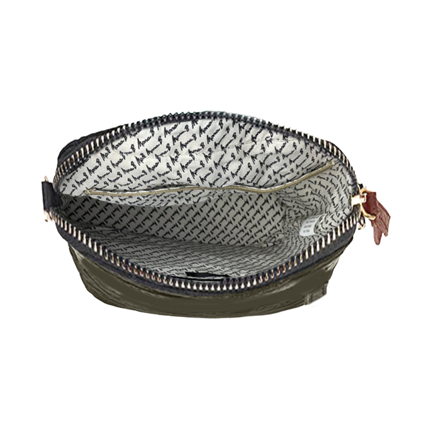 Mona B - 100% Cotton Canvas Small Sling Crossbody Bag with Stylish Design for Women (Brown 1)