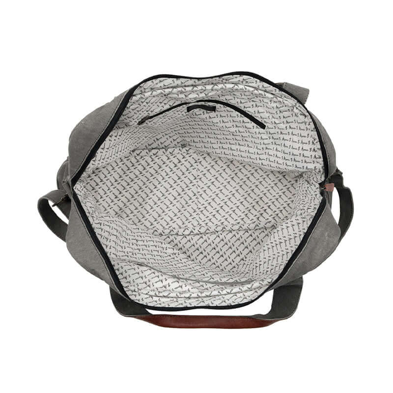 Mona B - Upcycled Canvas Duffel Gym Travel and Sports Bag with Stylish Design for Men and Women: Dream