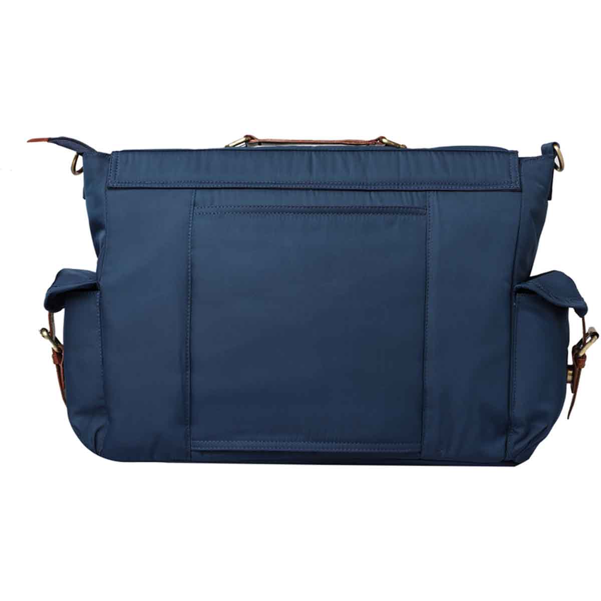Mona B - Unisex Messenger Bag for upto 14" Laptop/Mac Book/Tablet with Stylish Design: Hudson Navy - RP-307 NAV