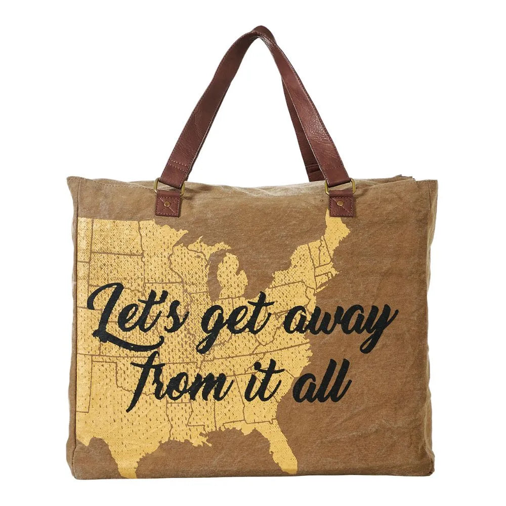 Let's Get Away Weekender Handbag For Men & Women