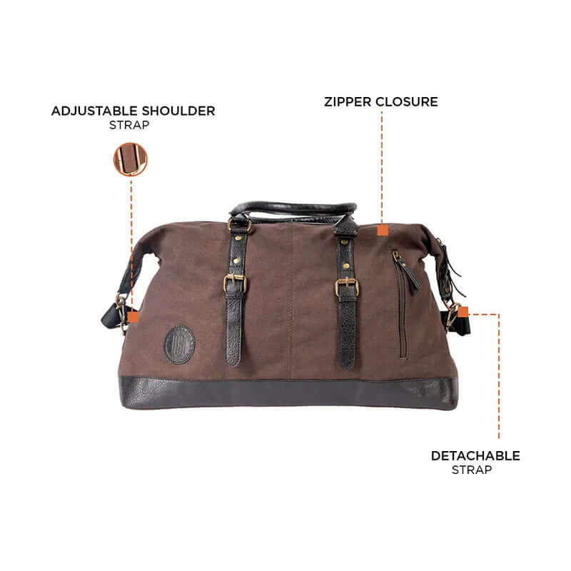 Jamie Duffle Bag For Men & Women 40L - Grey