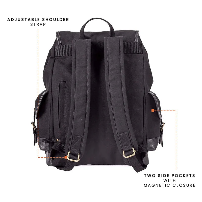 Explorer Backpack For Men & Women - Black