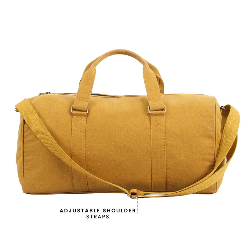 Ayn Duffle Bag For Men & Women 30L - Mustard