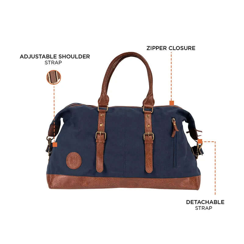 Jamie Duffle Bag For Men & Women 40L - Navy
