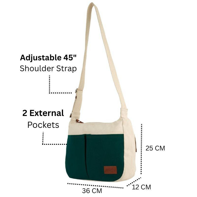 The Urban Duo Crossbody: Teal