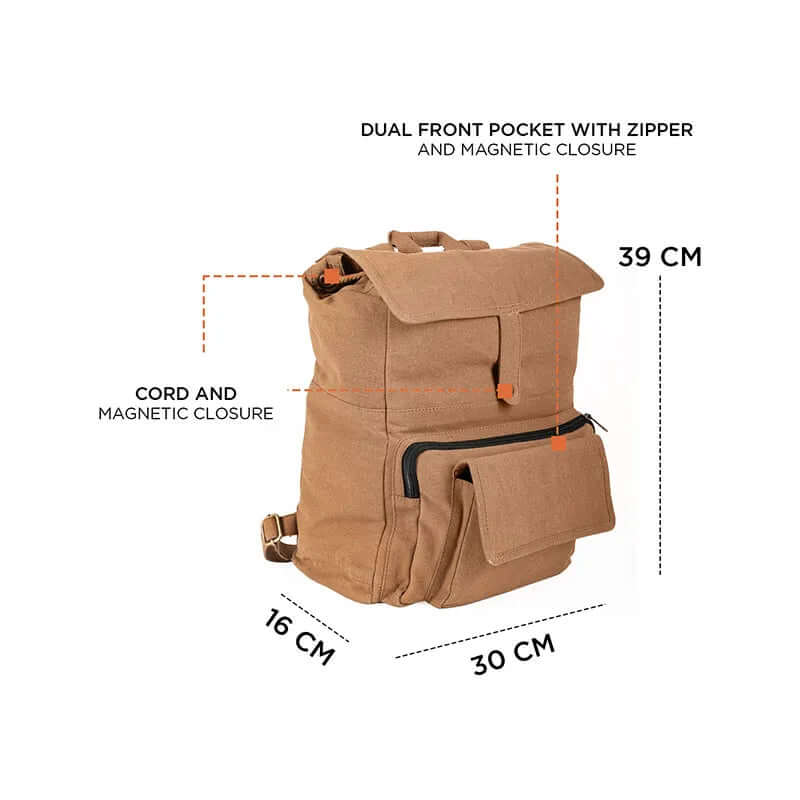 Seth Backpack For Men & Women - Brown
