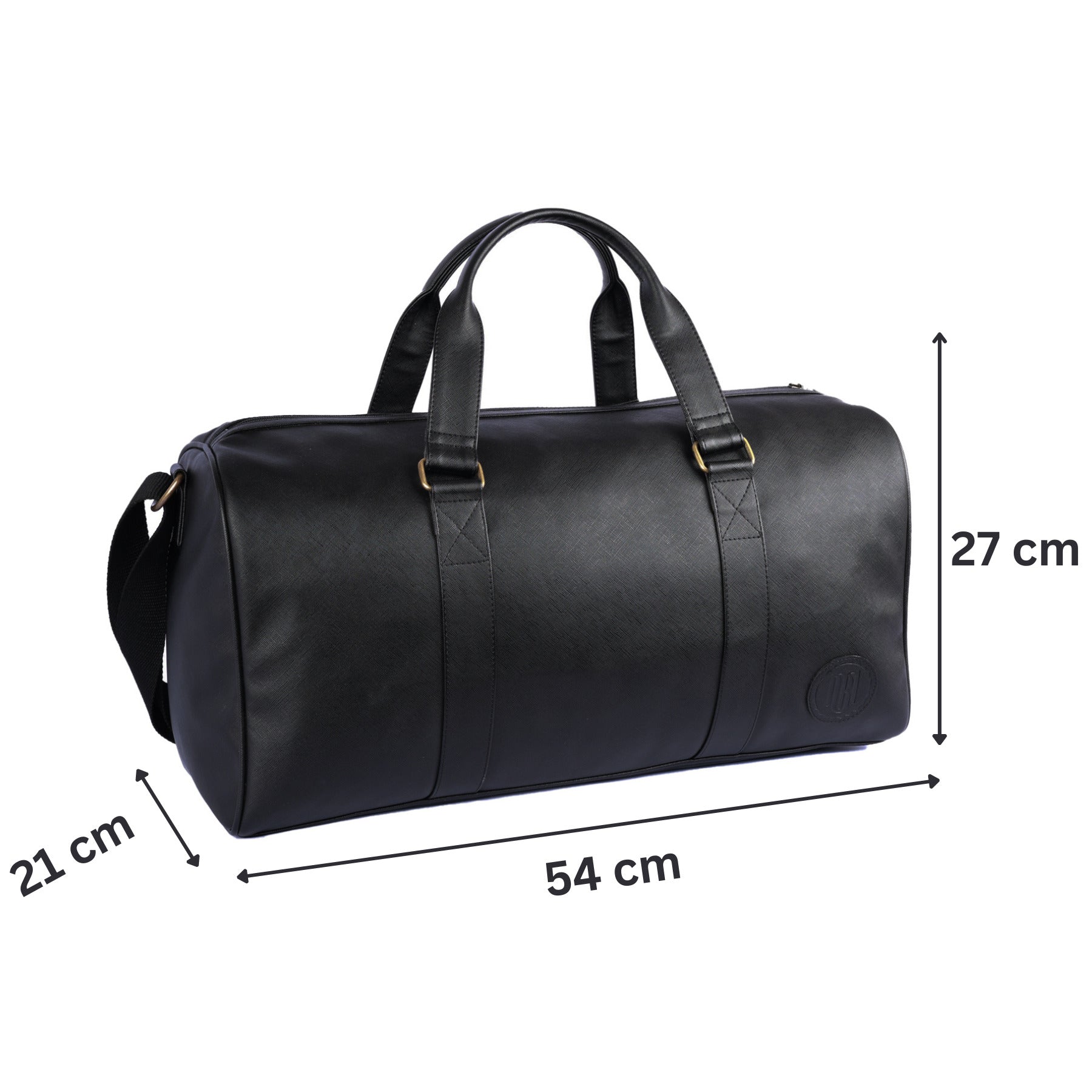 Miles Duffle Bag for Men & Women – Stylish, Spacious & Travel-Ready - Black