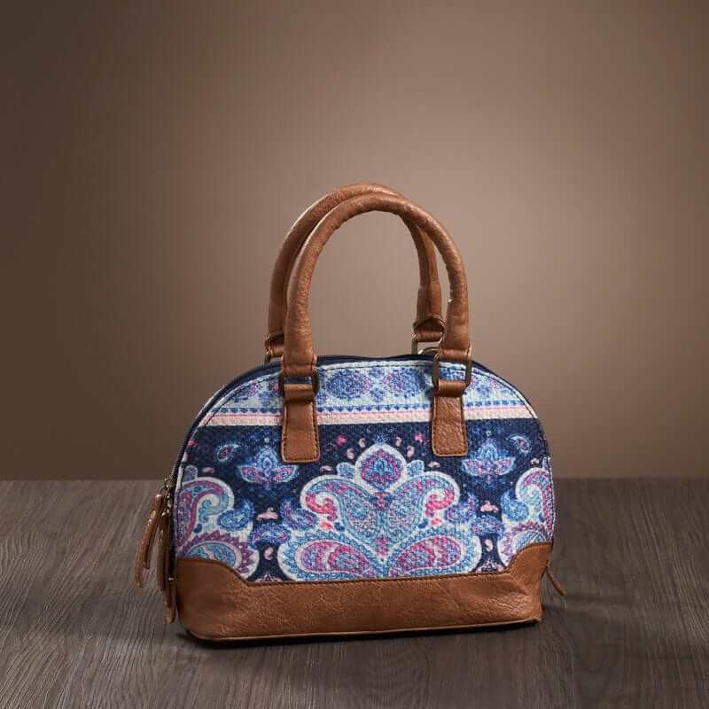 Mona B - Canvas Samll Vintage Handbag, Shoulder Bags For Shopping Travel With Stylish Design For Women (Multicolor, Kilim) - M-7008
