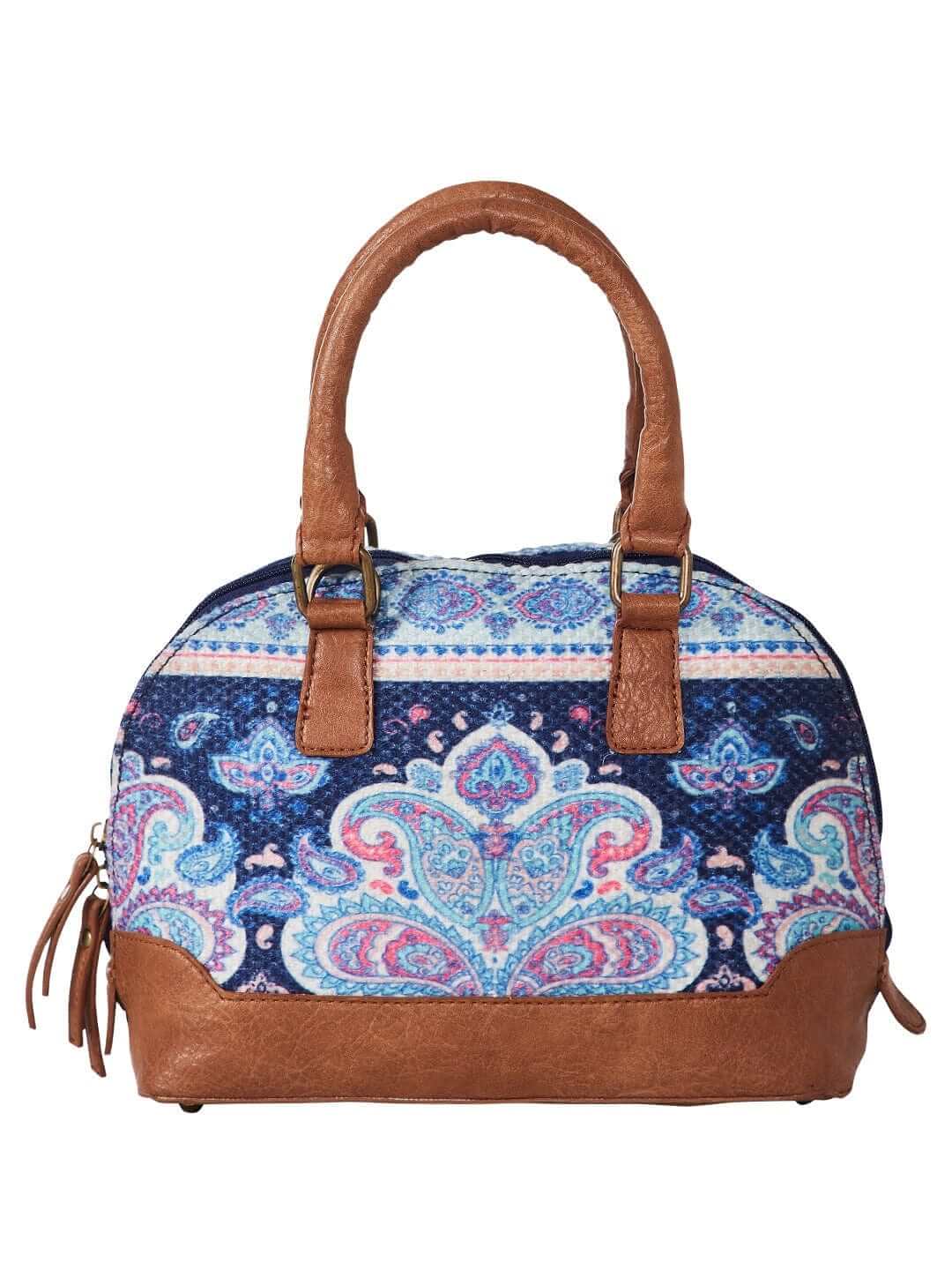 Mona B - Canvas Samll Vintage Handbag, Shoulder Bags For Shopping Travel With Stylish Design For Women (Multicolor, Kilim) - M-7008