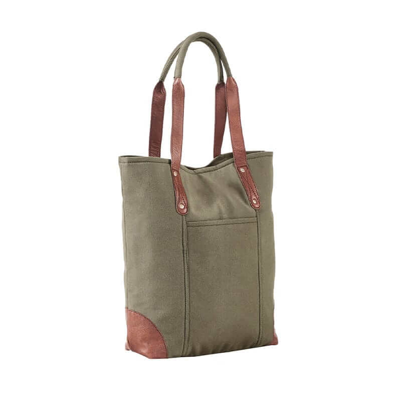 Mona B - Large Canvas Handbag for Women | Tote Bag for Grocery, Shopping, Travel | Stylish Vintage Shoulder Bags for Women (Green)