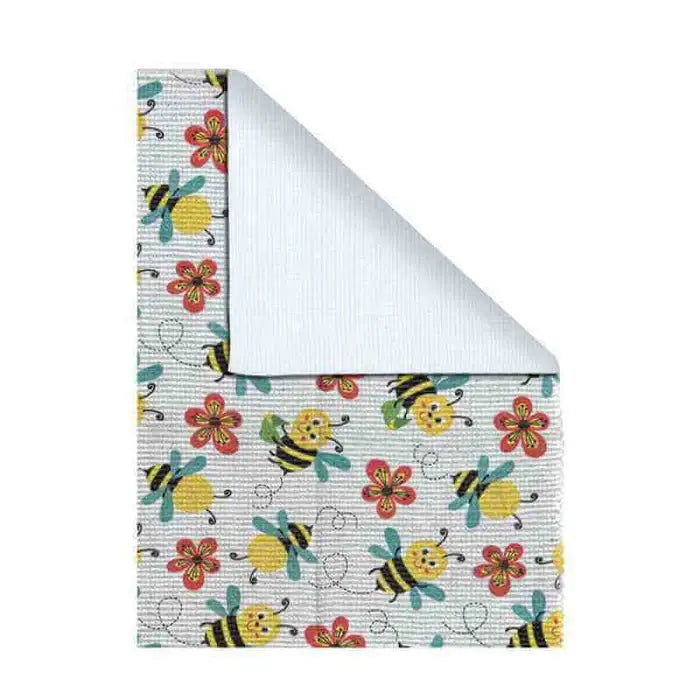 Printed Kids Learning Dhurrie Carpet 2x3 feet - Cute Animal Print Floor Mat for Children's Room