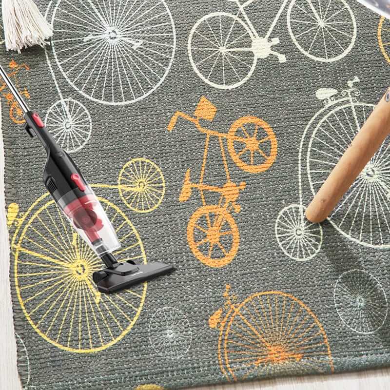 Mona B - Printed Cycle Kids Room Dhurrie Carpet Rug Runner Floor Mat for Living Room Bedroom: 2 X 3 Feet Multi Color- PR-110