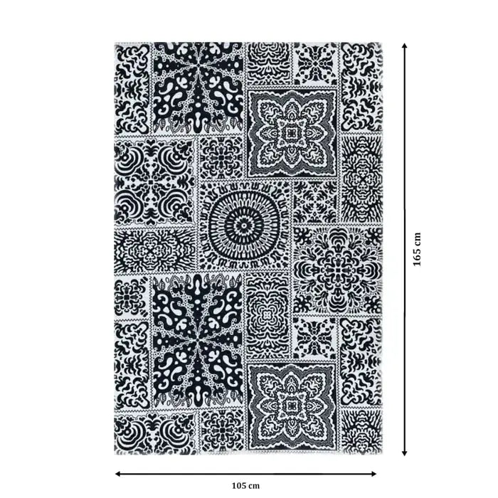 Multicolor Printed Vintage Dhurrie Carpet Rug Runner Floor Mat 3.5 X 5.5 Feet