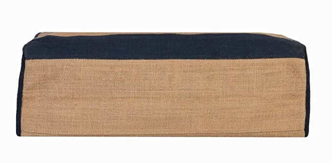 Mona B - Reusable Jute Shopping Bag With Stylish Design for Men and Women (Bon Voyage)