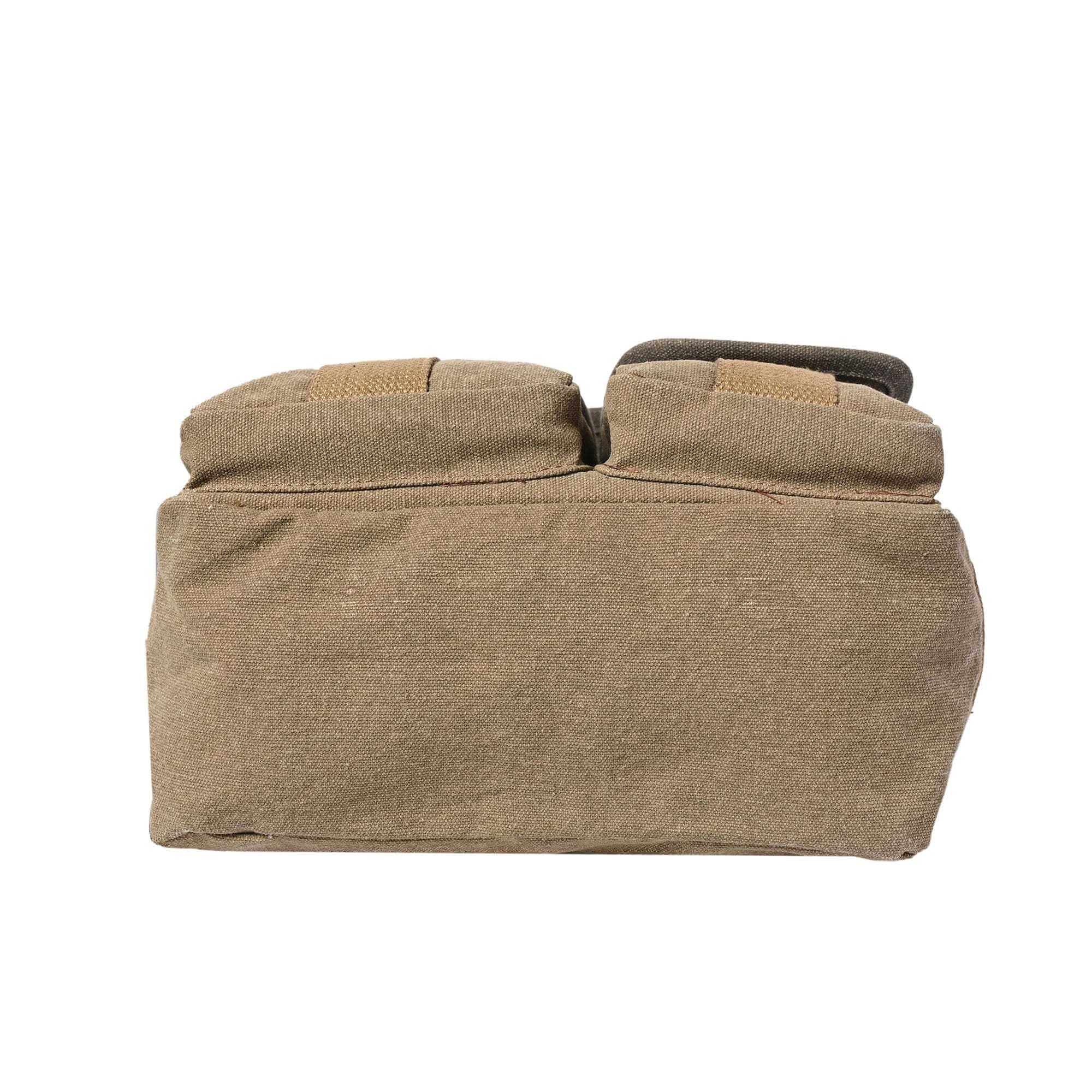 Mona B - Stone 100% Cotton Canvas Messenger Crossbody Bag with Stylish Design for Men and Women Multi Coloured