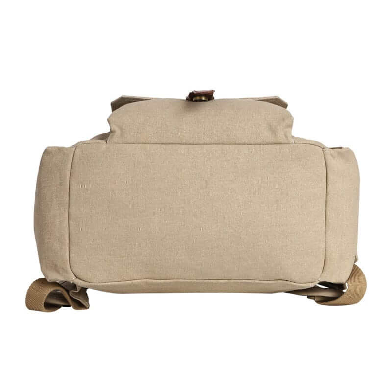 Mona B - Unisex Canvas Back Pack for Office | School and College with Upto 14" Laptop/ Mac Book/ Tablet: Flint