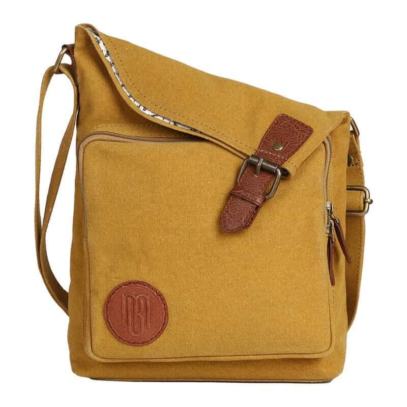 Mona B - Unisex Canvas Messenger Crossbody Bag: City Slicker