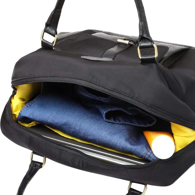 Mona B - Unisex Duffel Gym Travel and Sports Bag: Milan Black - RP-305 BLK